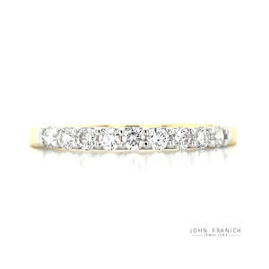 18k B/Tne Diamond Band Ring