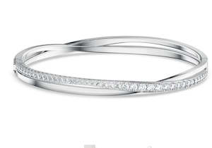 Swarovksi Twist:bangle, White