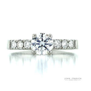 'Gail' Platinum Diamond Ring