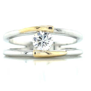 9k B/Tn 0.40ct G SI Diamond Ring