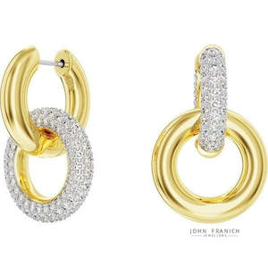 Swarovski Dextera:pe Hoop Interlinked Cre/gos