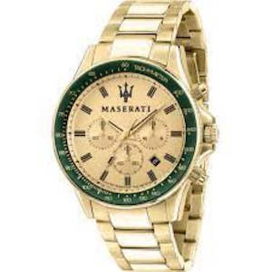 Maserati Sfida 44mm Gold & Green