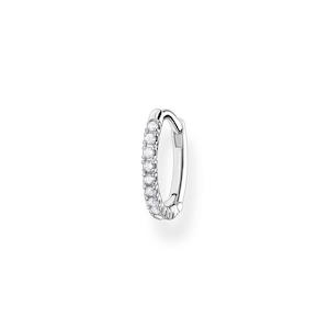 THOMAS SABO C/C CZ HOOP SINGLE EARRING