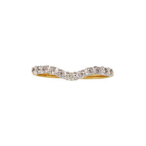 Watch: 9k B/Tne 11x0.03ct GH I1 Diamonds Ring