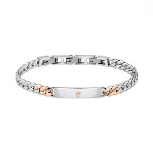 MASERATI BRACELET STAINLESS STEEL/ ROSE GOLD 22CM