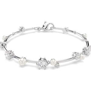 SWAROVSKI CONSTELLA:BRACELET PEARL WHI/RHS M