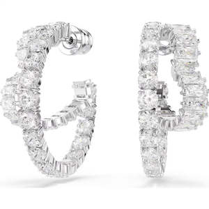 Watch: SWAROVSKI MATRIX:PE HEART HOOP WHITE/RHS