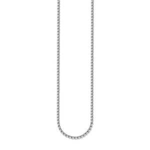 THOMAS SABO OXIISED SILVER BOX CHAIN 53cm