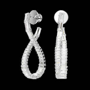 SWAROVSKI HYPERBOLA:INFINITY DROP EARRINGS