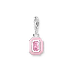 CHARMISTA 3D OCTAGON PINK CZ