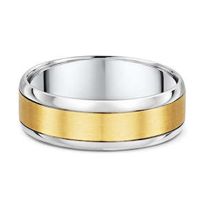 Yellow & White Gold Wedding Ring