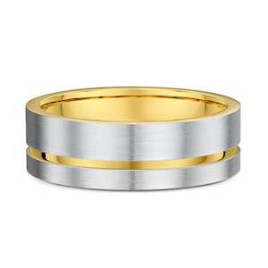 Yellow & White Gold Wedding Ring