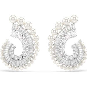 Jewellery: SWAROVSKI CAPSULE:PE PRL WHI/RHS