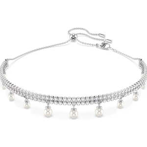 Swarovski Capsule:choker Prl White/rhs