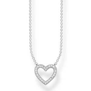 Thomas Sabo Cut Out Heart Cz Necklace