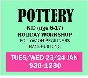 Kids+Teen - Holiday workshop - Tues/Wed 23 Jan - Follow-on