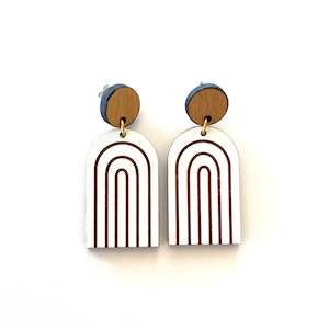 LIMITED EDITION - Rainbow Empire Rimu Earrings