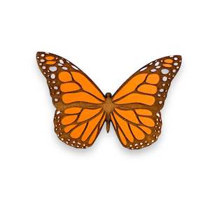 Design services: Monarch Butterfly Rimu Brooch