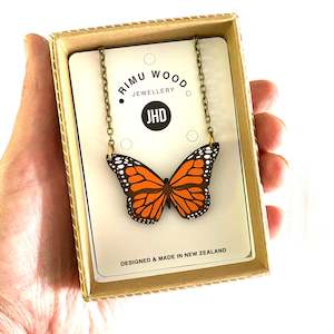 Design services: Monarch Butterfly Necklace