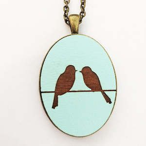 Design services: Aqua Bird Pendant