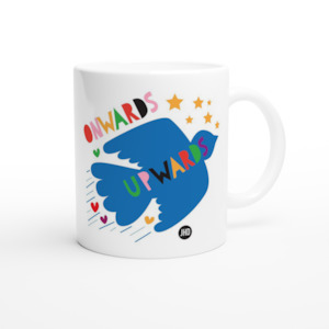 Onwards Upwards Ceramic Mug