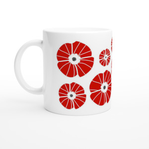 ANZAC Poppy Ceramic Mug