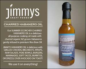 JIMMYS CHARRED HABANERO OIL - 250ml