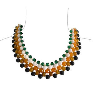 Jewellery: Agate Lace Collar Necklace