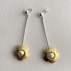 Daisy Earrings Gold