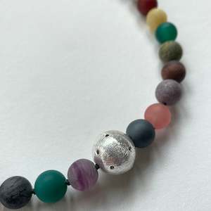 Jewellery: Gemstone and Silver Necklace