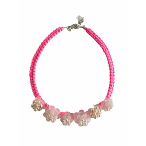 Jewellery: Pink Flower Power Necklace