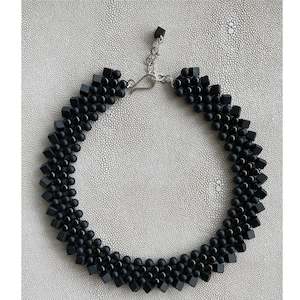 Onyx Diamond Necklace