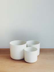 Elho White Round Pot