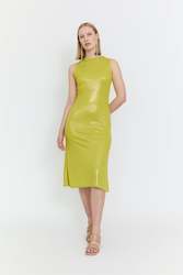 Visions Dress | Liquid Lime