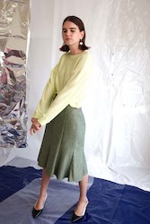 Fashion design: Rumi Skirt | Lucid Green