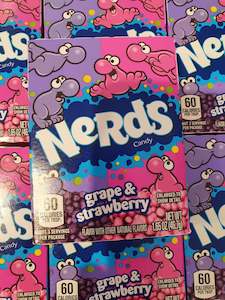 Grape and Strawberry Nerds