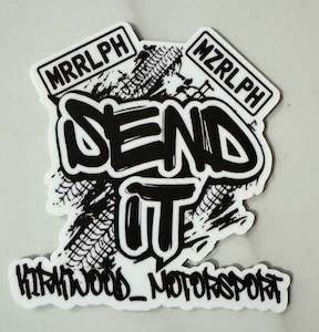 Motor vehicle parts: Kirkwood Motorsport sticker send it