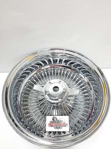 13x7 and 13x5.5 100 spoke wire wheels