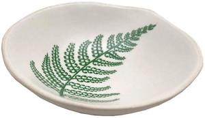 Wholesale trade: green fern on white