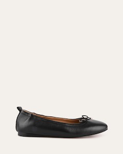 Jolie Casual Flats Black Leather