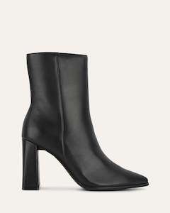 Tatiana High Ankle Boots Black Leather