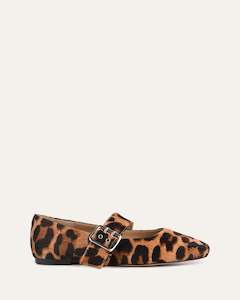 Sarah Casual Flats Ocelot Leather