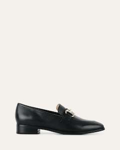 Cecilia Loafers Black Leather