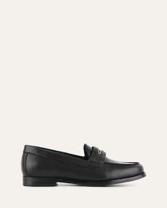 Tavi Loafers Black Leather