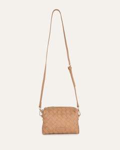 Manuel Crossbody Bag Tan Leather