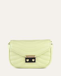 Maya Cross Body Honeydew Green Leather