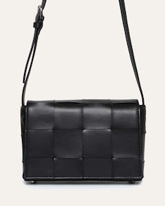 Honey Cross Body Bag Black Leather