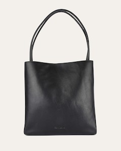 Theodore Shoulder Bag Black Leather