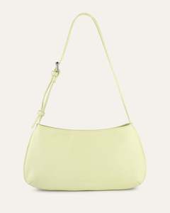 Megan Shoulder Bag Honeydew Green Leather