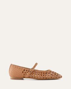 Willis Casual Flats Toffee Leather